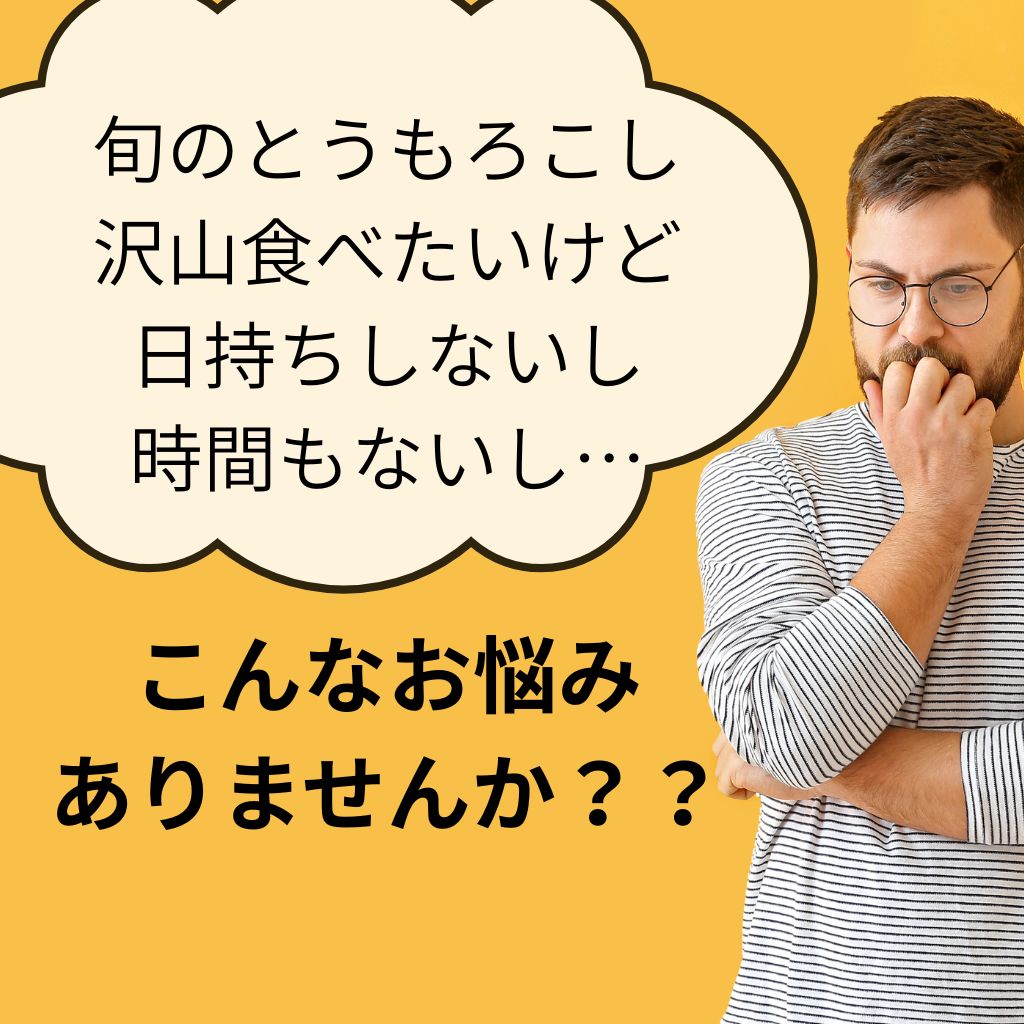 【テスト販売】超特価送料込み　冷凍豊とうきび　2パックセット